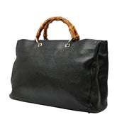 グッチ バンブー ハンドバッグ ショルダーバッグ 2WAY 323658 ベージュ ブラウン マルチ レザー レディース GUCCI 【中古】